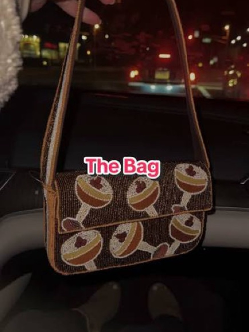 Maeve Fiona Beaded Bag Espresso Martini Edition, NWT ☕️ 🍸 - Picture 15 of 15